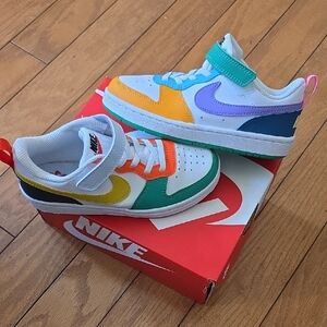 Nike Kids Colorful Sneakers - Orange, Green, Purple, Blue